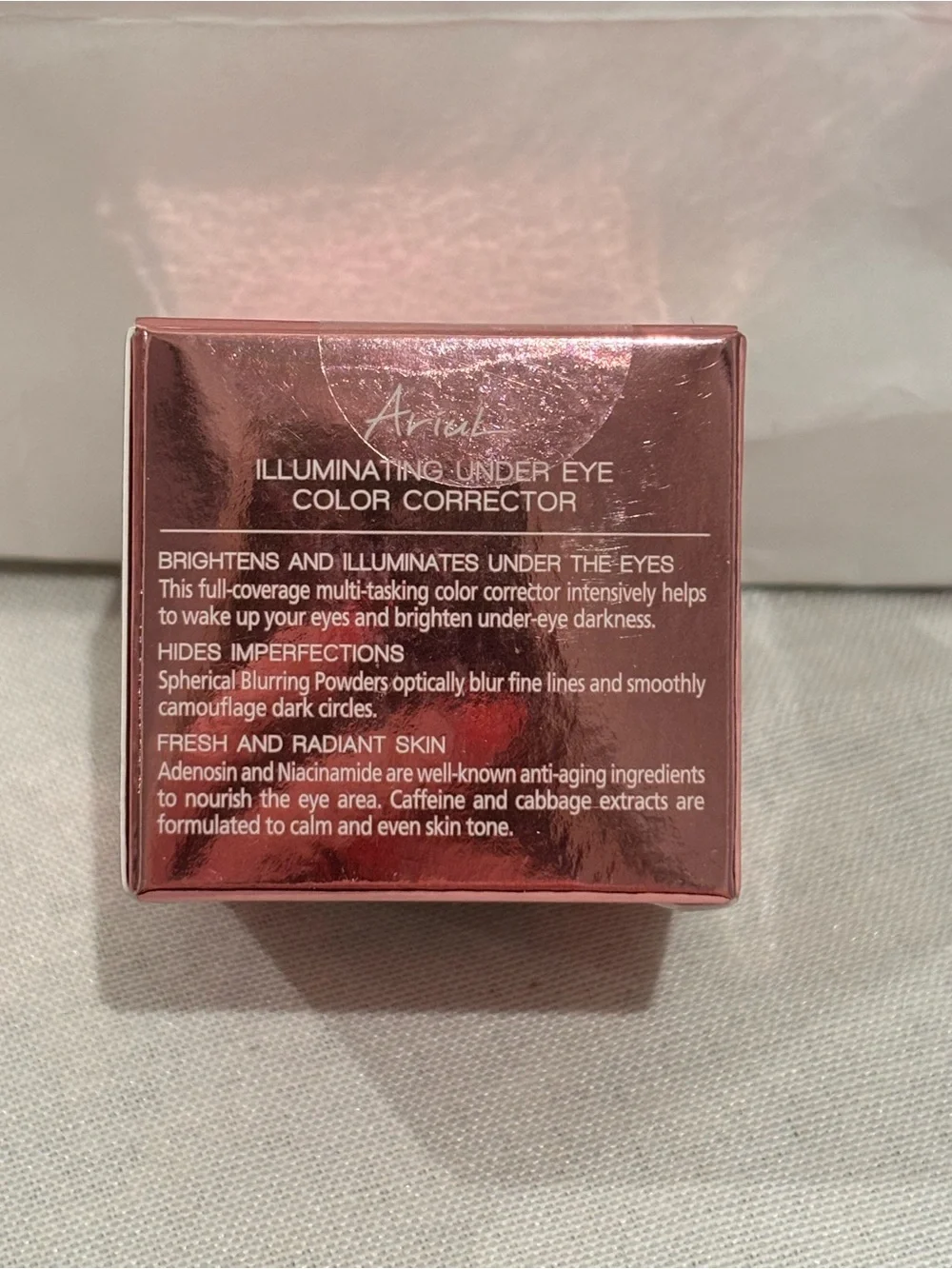 Ariul Illuminating Under Eye Color Corrector 01 Fair Medium NIB